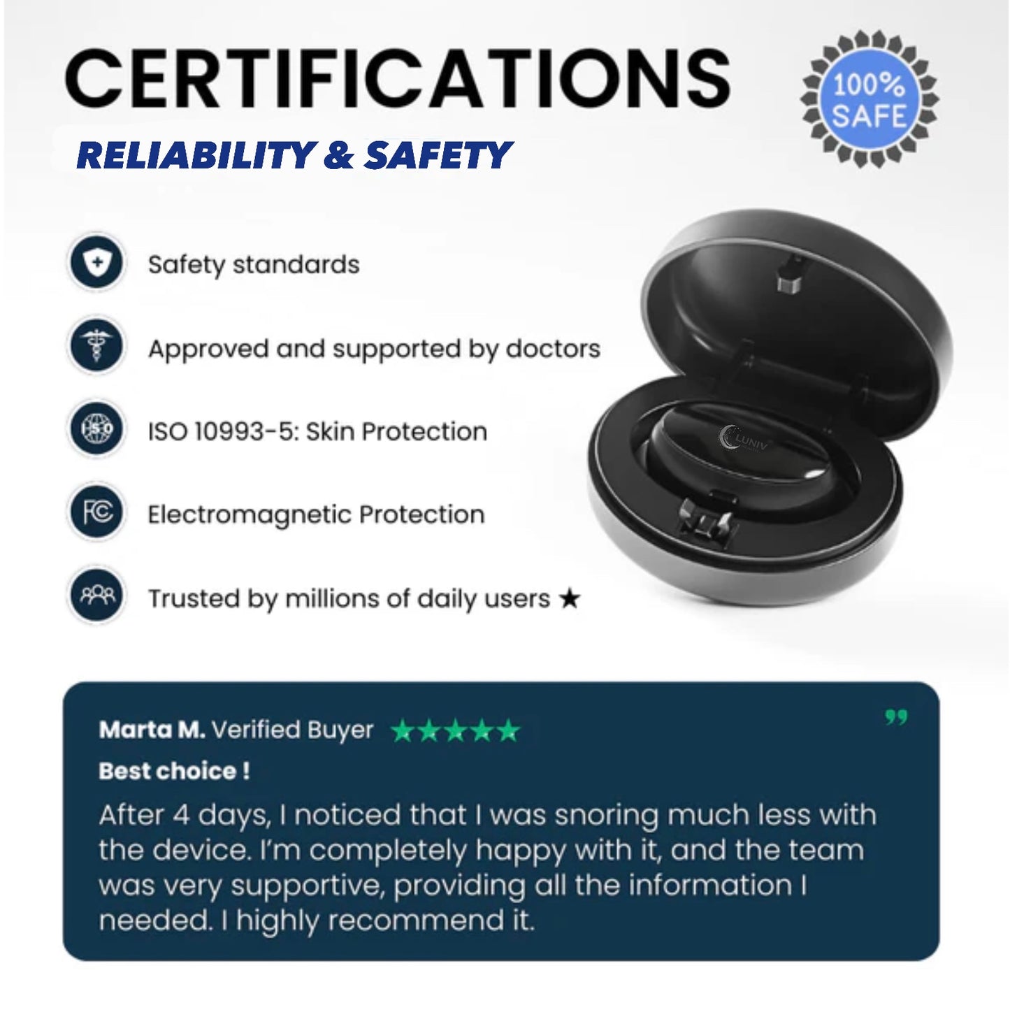 Luniv™ Advanced sleep therapy device
